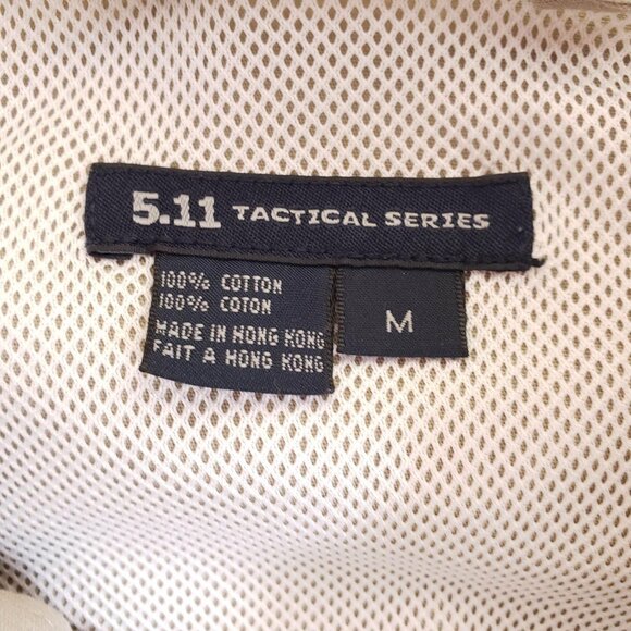 5.11 Tactical Utility Shirt Men's Size Medium Tan - Picture 5 of 7